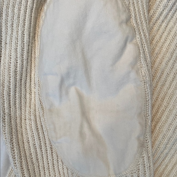 Eddie Bauer Men's Cream Button-Collar Sweater - Picture 4 of 7